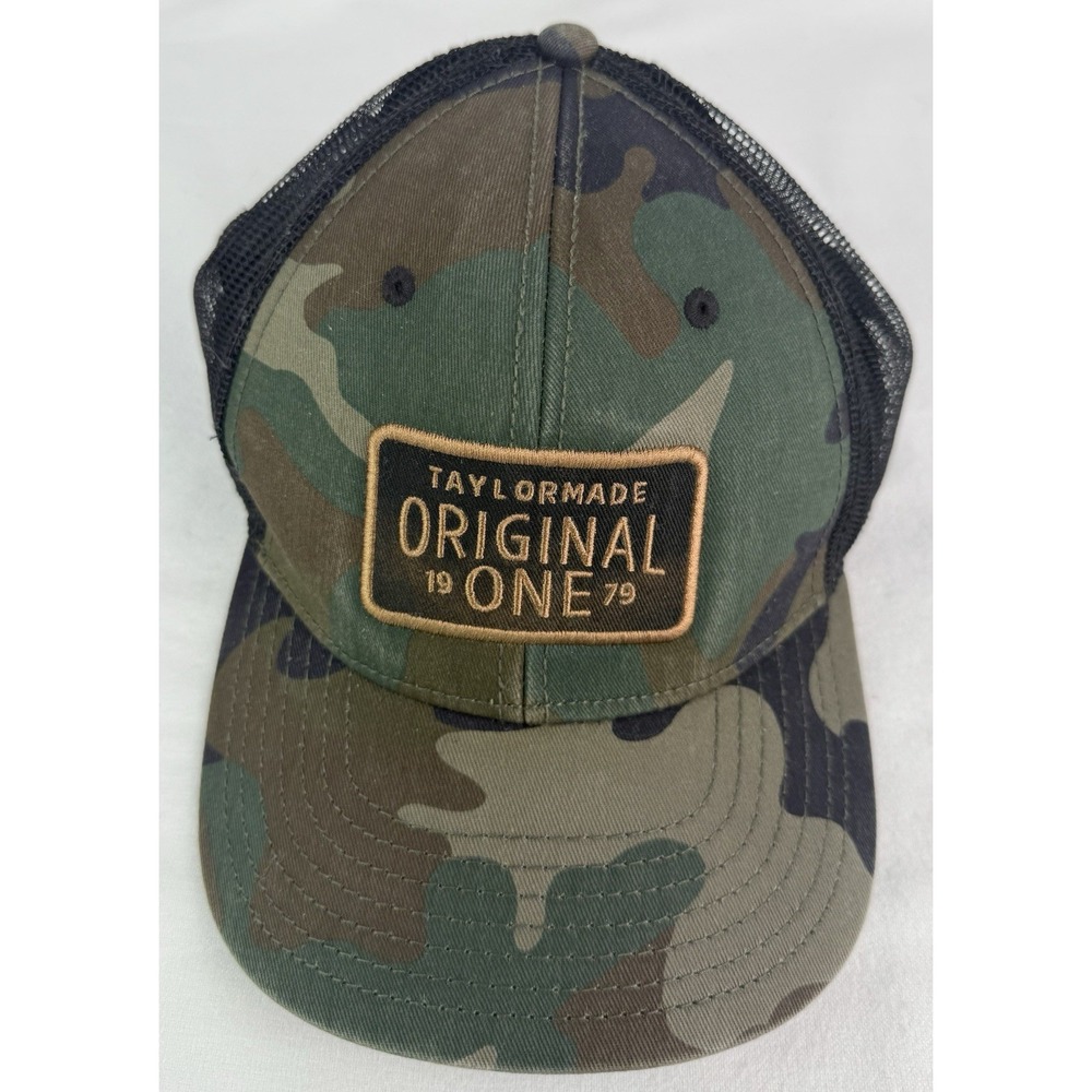 TaylorMade Golf Original One 1979 Trucker Hat Adjustable Snapback Camo Cap OSFM - Picture 6 of 10